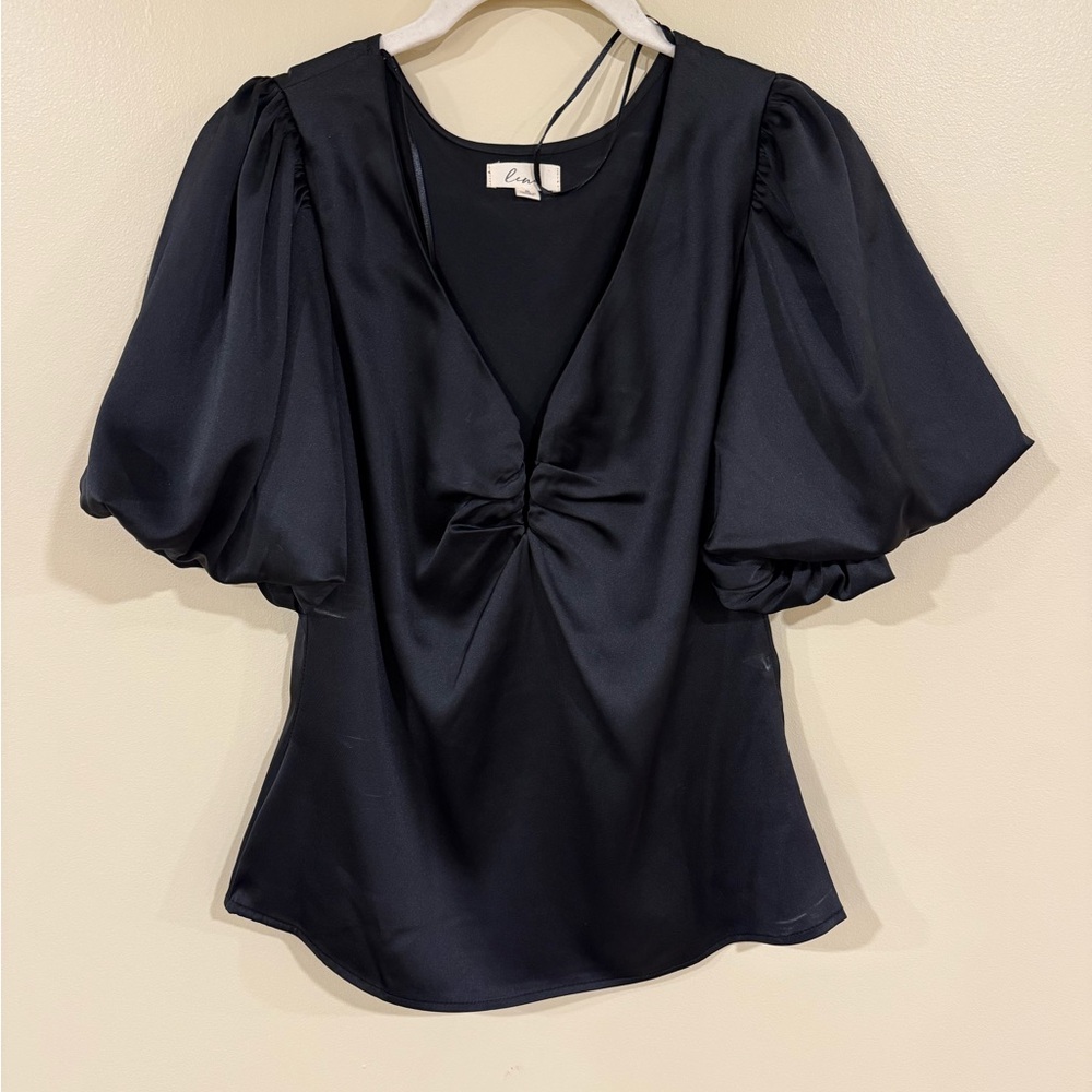 Elegant Black Luna Blouse